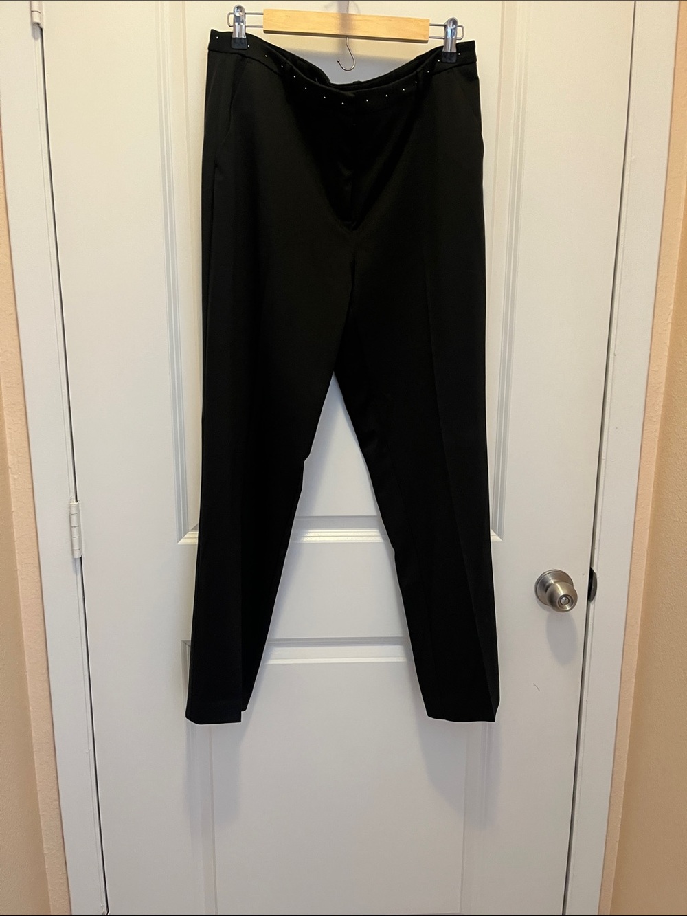 (NWT) Zac & Rachel Black Pants with Silver Stud Accents